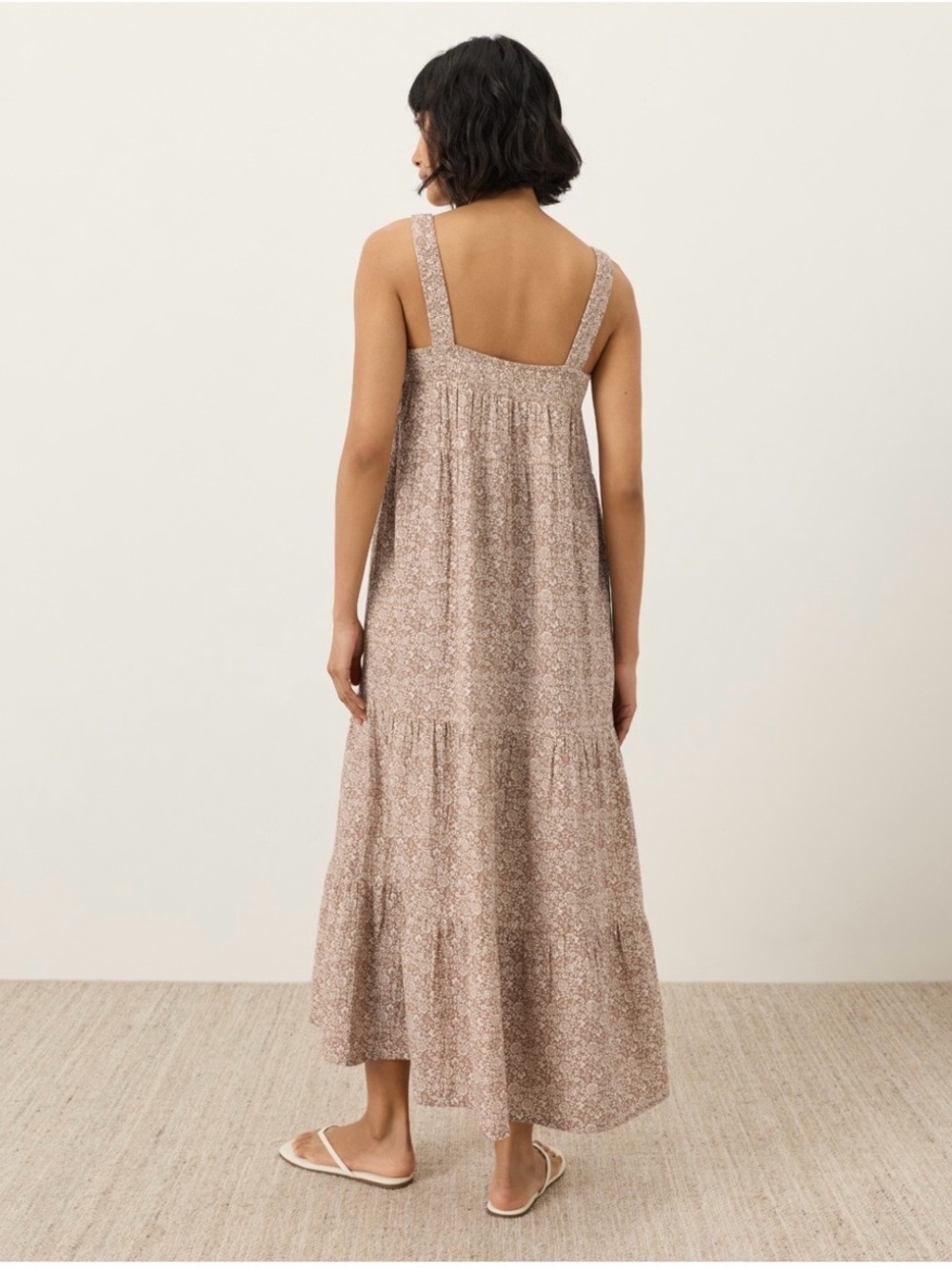 Coastal Double Gauze Tiered Maxi Dress - Picture 2 of 7